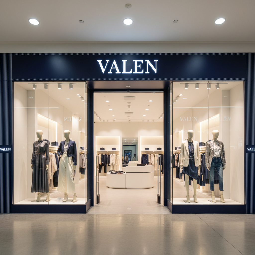 Loja Valen formato quadrado