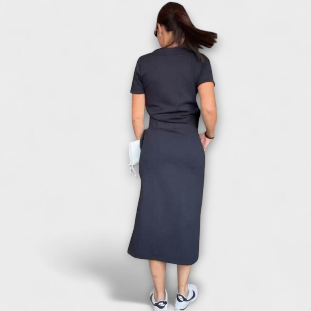 Danielle ™ ｜ Elegantný top s V-výstrihom a sukňou