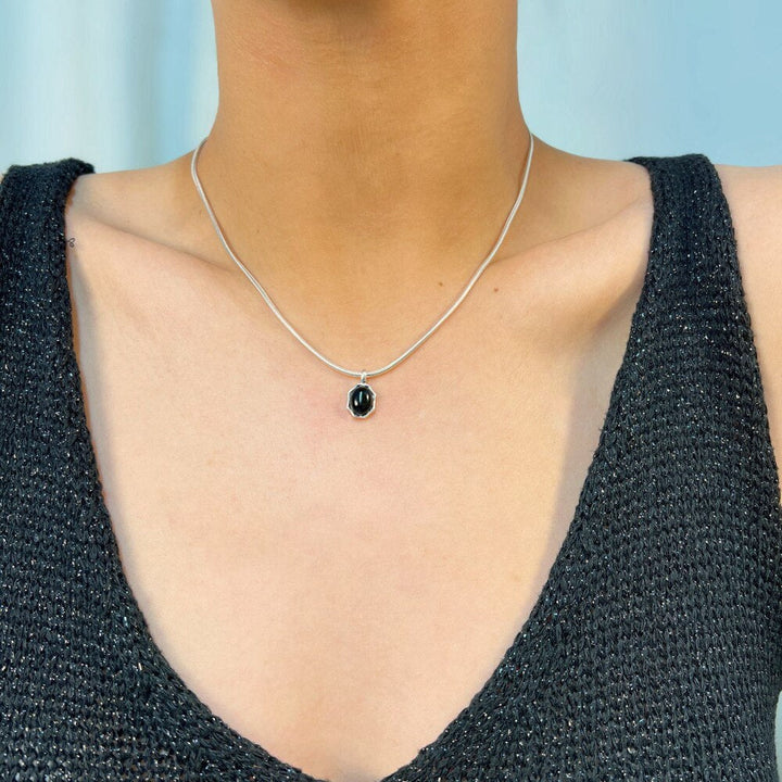 BLACK OCTAGON ΑΣΗΜΕΝΙΟ ΚΟΛΙΕ BESCL0115