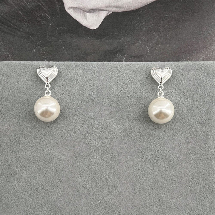 HEART AND PEARL ΑΣΗΜΕΝΙΑ ΣΚΟΥΛΑΡΙΚΙΑ BESCE0371