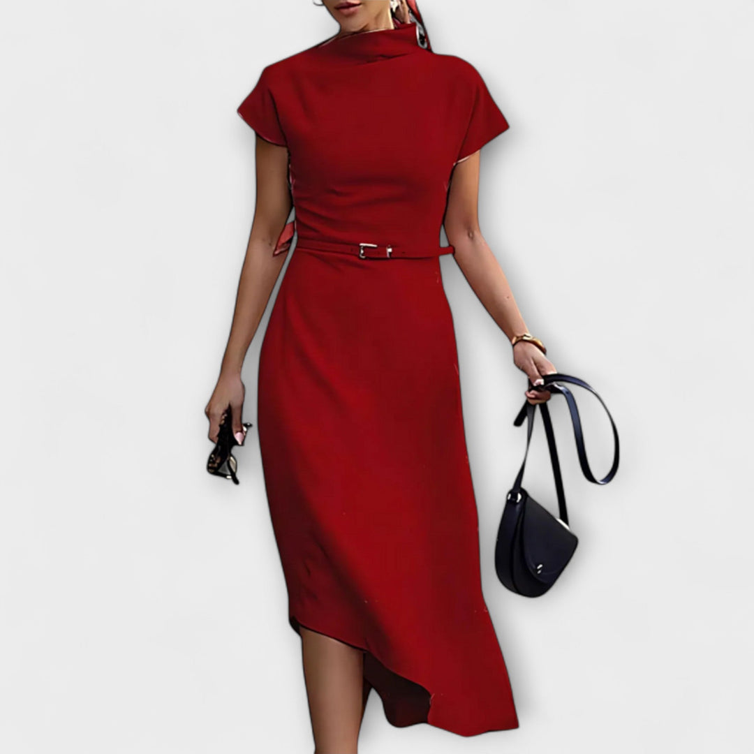 Amelia ™ ｜ Ασύμμετρη αστική φόρεμα