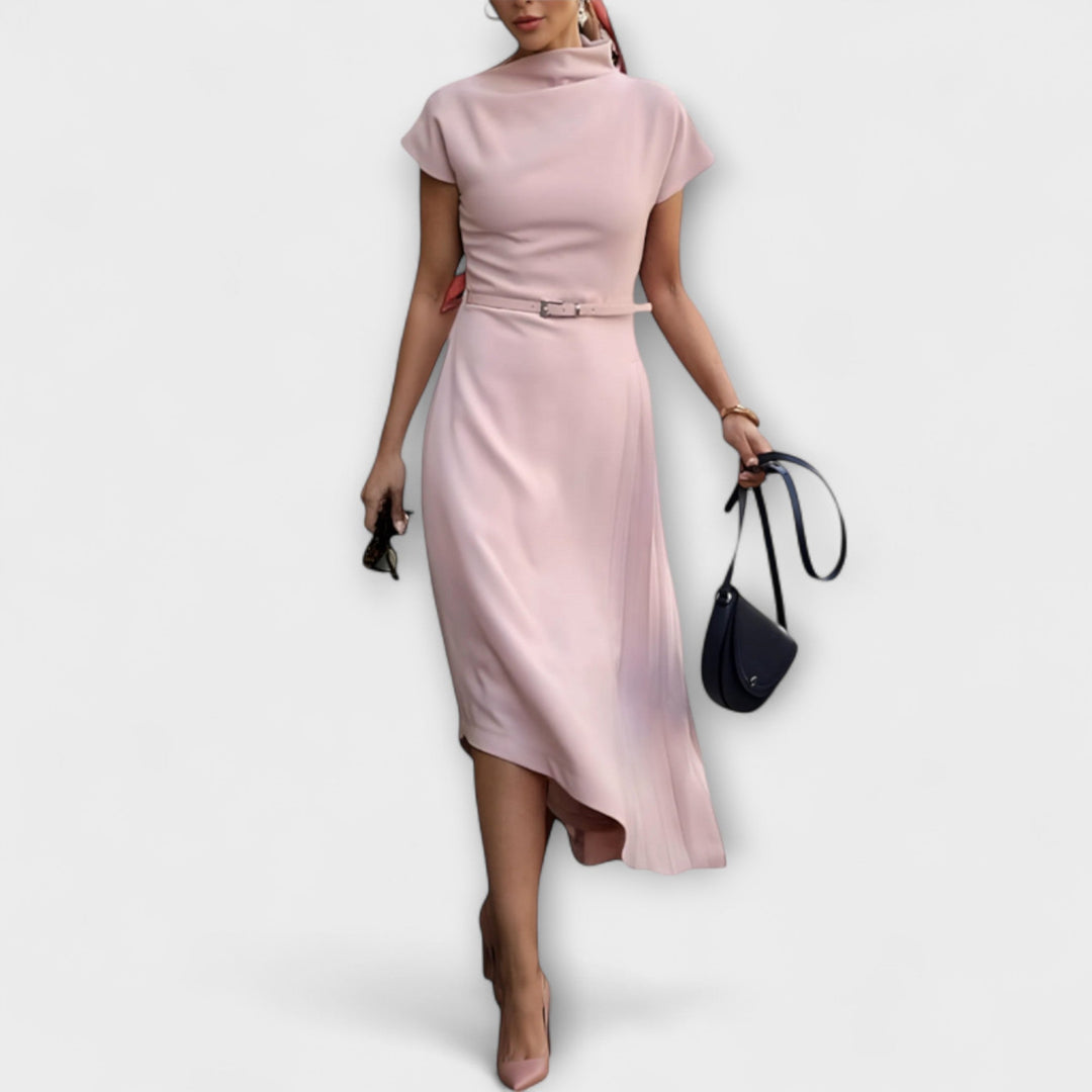 Amelia ™ ｜ Ασύμμετρη αστική φόρεμα