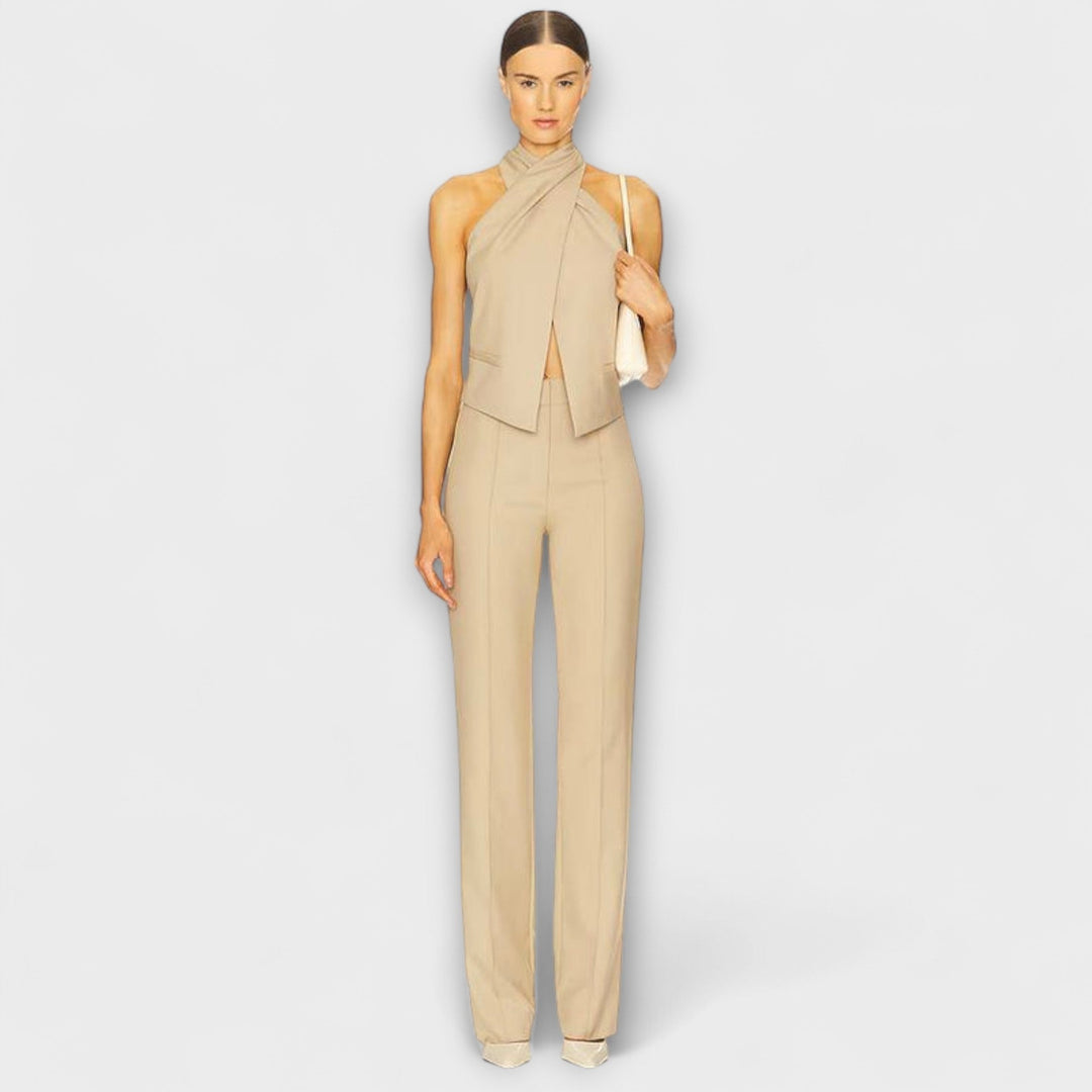 Juni ™ ｜Krížový halter top